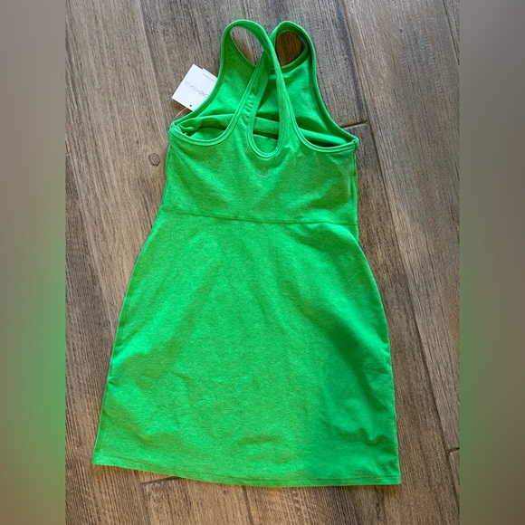 Beyond Yoga Green Sheath Mini Dress Sleeveless Halter - Picture 6 of 6